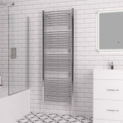 Curved Biava Multirail 1720 x 600mm - Chrome