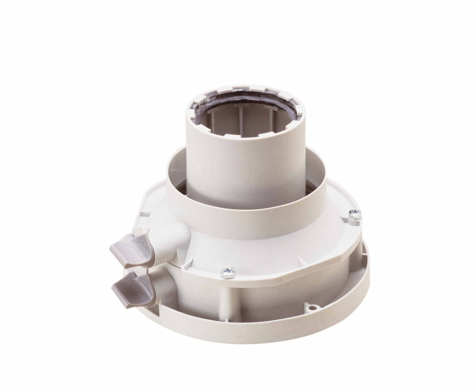 7719002432High Level Horizontal Flue Adaptor 100mm