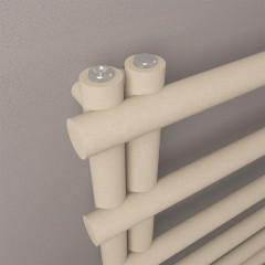 Marlow E-Style 1750 x 600mm Towel Rail - Matt Cappuccino