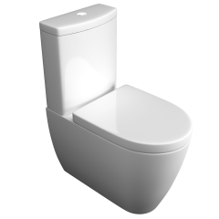 01 - POT413GE POT414GE POT415GE - Genoa Close To Wall CC Pan Cistern And Seat