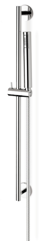 DICM0368Plavis Brass Riser Rail With Hose And Handset