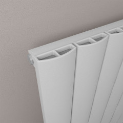Tordino 600 x 1040mm Aluminium Radiator - Matt Grey