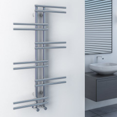 Pesaro Towel Radiator 1005 x 550mm - Chrome