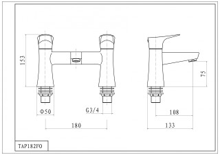 TAP182FO - Technical Drawing