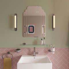 MM753000 Bevelled Art Deco Mirror Frameless