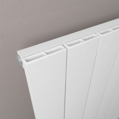 Withington 600 x 1420mm Aluminium Radiator - Matt White