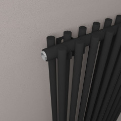 Murano 600 x 1400mm Radiator - Matt Black