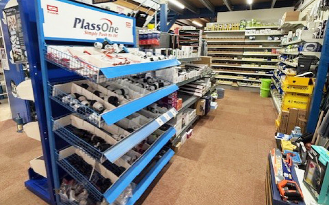 Explore our PlassOne display at Premier Plumbing & Heating Supplies, where quality meets convenience!