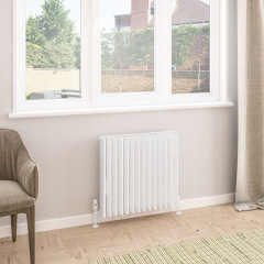 Witney 600 x 660mm Aluminium Radiator - Matt White