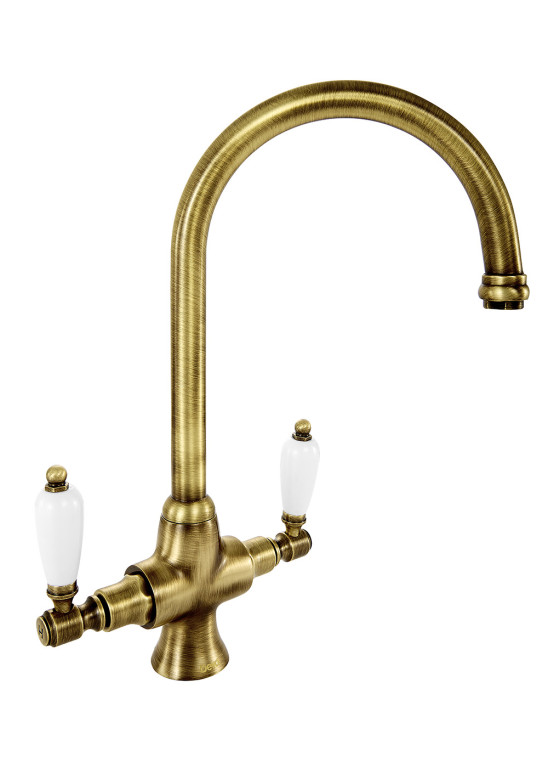 SM056-BZ-Georgian-Taps-Sink-TL-Deva-image