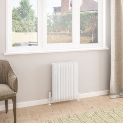 Witney 600 x 470mm Aluminium Radiator - Matt White
