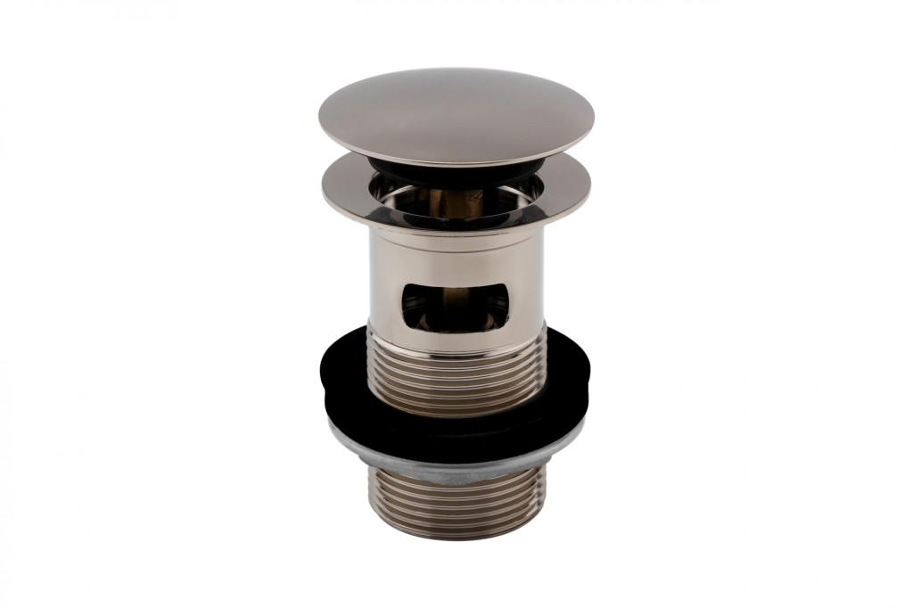 DITW0058Basin Push Button Slotted Waste Stainless Steel