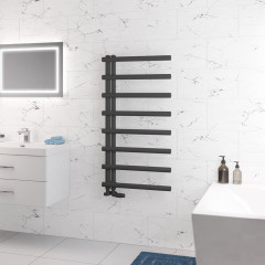 Marlow E-Style 1150 x 600mm Towel Rail - Matt Anthracite