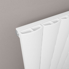 Tordino 600 x 1040mm Aluminium Radiator - Matt White