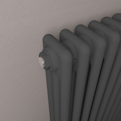 Imperia 3 Column Radiator 1800 x 470mm - Matt Anthracite