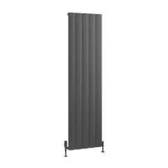 Tordino 1800 x 470mm Aluminium Radiator - Matt Anthracite