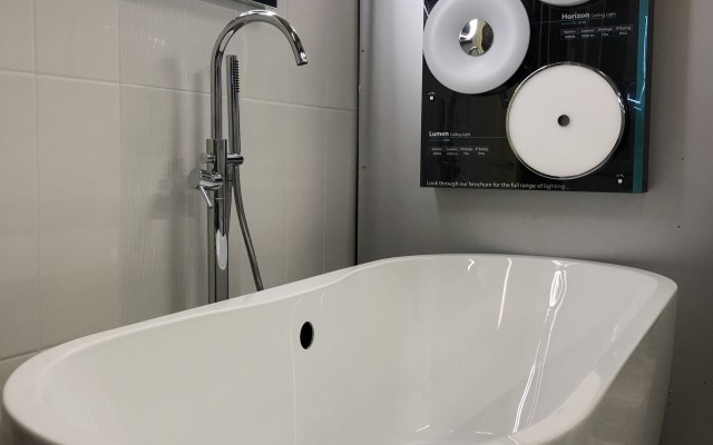 02 - Premier PHS - Bathroom Showroom - Freestanding Bath & Bath Filler With Detachable Hand Shower