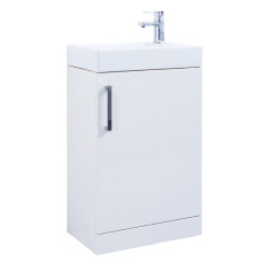 B_FUR163LI FUR165LI - Liberty 500mm Floor Standing Unit With Basin - White