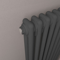 Imperia 2 Column Radiator 600 x 1145mm - Matt Anthracite