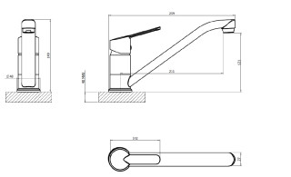 Dania Line Drawing