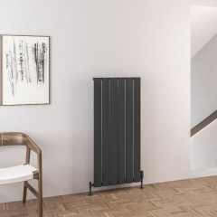 Malmesbury 1200 x 565mm Aluminium Radiator - Matt Anthracite